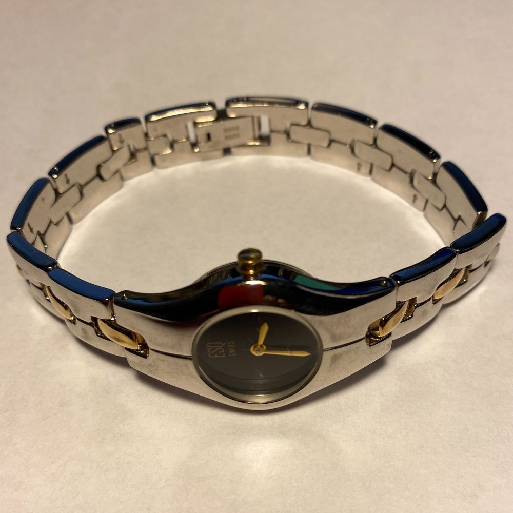 ESQ Swiss 100710 Women's Two Tone Swiss Quartz Watch - Picture 1 of 2